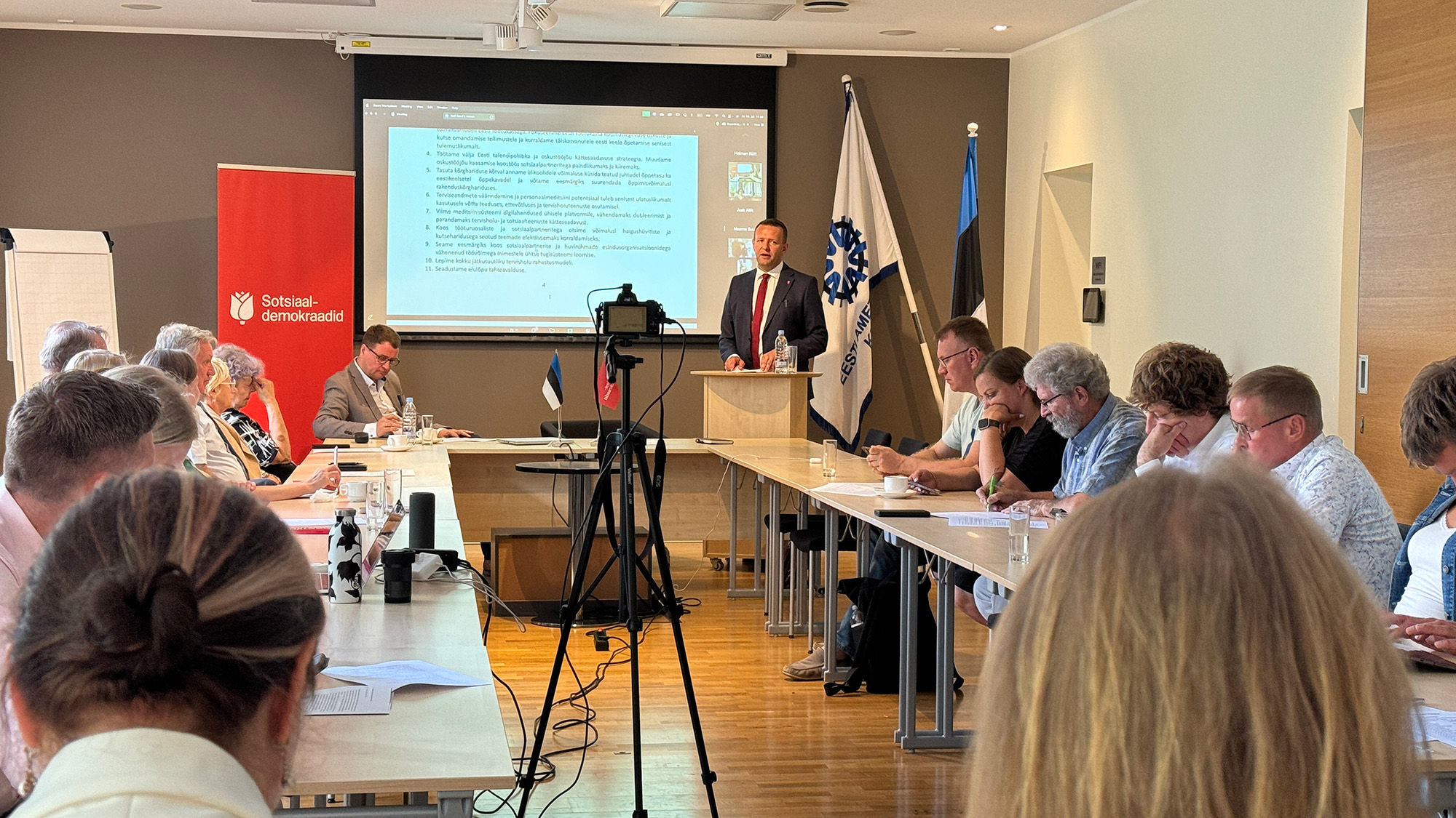 Featured image for “Sotsiaaldemokraatide volikogu kiitis heaks uue koalitsioonileppe täiendused”